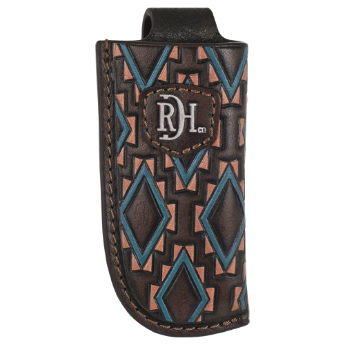 RED DIRT HAT CO KNIFE SHEATH SOUTHWEST DIAMOND PATTERN