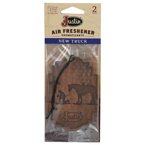 JUSTIN AIR FRESHENER NEW TRUCK/BOX OF 8-2/PK