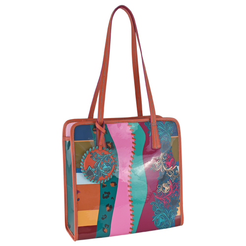 CATCHFLY JELLY TOTE MULTI COLORED AND PATERNS