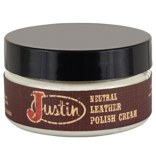 JUSTIN LEATHER POLISH CREAM 2 OZ JAR