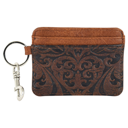 CATCHFLY SMALL CARD WALLET EMBOSSED