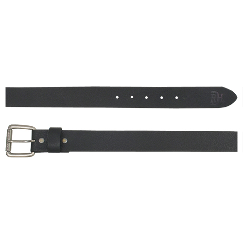 [24169BE22-32] RED DIRT HAT CO MENS BELT BLACK W/NATURAL GRAIN TEXTURE (32)