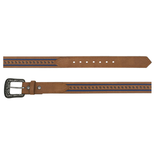 [24213BE1-S] ARENA ACE BOYS BELT WITH BUCKSTITCH (S)