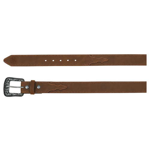 ARENA ACE BOYS BELT BROWN W/WESTERN BILLETS