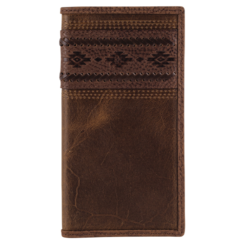 RED DIRT HAT CO RODEO WALLET EMBOSSED W/WHIP STITCH