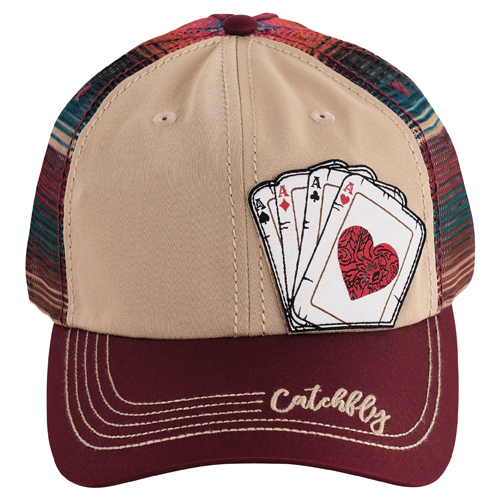 CATCHFLY LADIES BASEBALL CAP FOUR ACES
