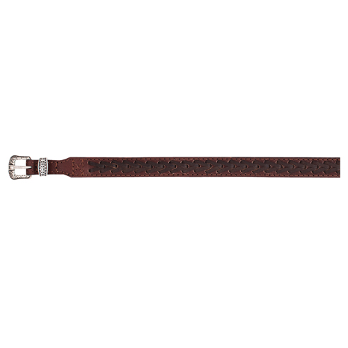 [2521291636] RED DIRT HAT CO GENUINE LEATHER HAT BAND BROWN ARROW STITCH