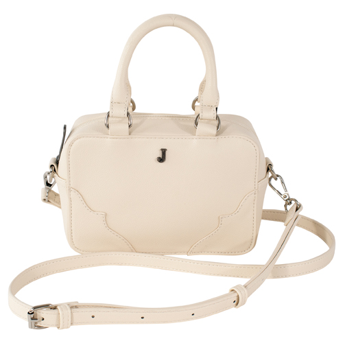 JUSTIN LADIES SIGNATURE MINI TOP HANDLE BAG IVORY
