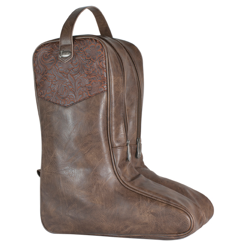 [1849547BR] JUSTIN BOOT BAG BROWN TOOLING