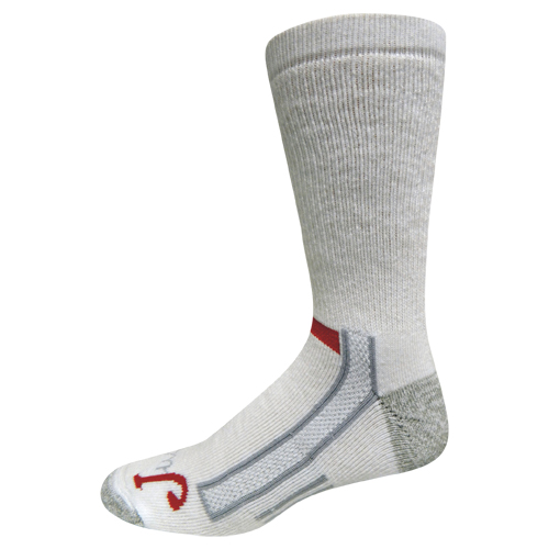[9506G043552] JUSTIN FULL CUSHION CREW, 2 PK WHITE, SIZE MEDIUM
