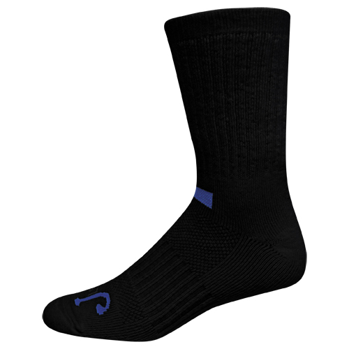 [9589G051472] JUST DRY FULL CUSHION CREW, BLACK 2 PACK, SIZE MEDIUM