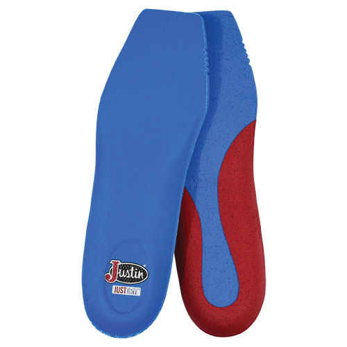 LG JUSTIN PERFORMANCE INSOLE SQUARE TOE BLUE
