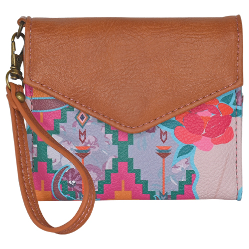 [23197626WPNK] CATCHFLY MINI WALLET COW SKULL 