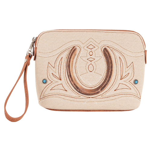 [2510115265] CATCHFLY LADIES COSMETIC POUCH HORSESHOE