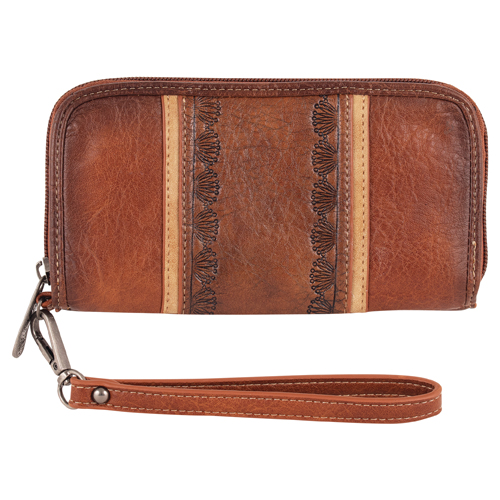 [2510212151] JUSTIN LADIES WALLET W/SEED SUNBURST