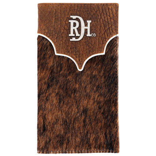 [2521448762] RED DIRT HAT CO MENS RODEO WALLET YOKE W/HAIR ON