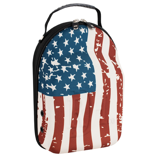 [2610329186] RED DIRT HAT COMPANY AMERICAN FLAG CAP CARRIER W/SUNGLASS CASE