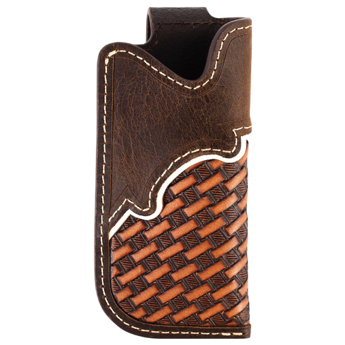 [2610167648] RED DIRT HAT CO KNIFE SHEATH BASKETWEAVE W/YOKE