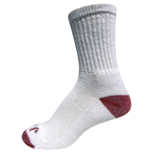 [9520G031853] JUSTIN YOUTH CREW, WHITE 3 PACK, SIZE LARGE