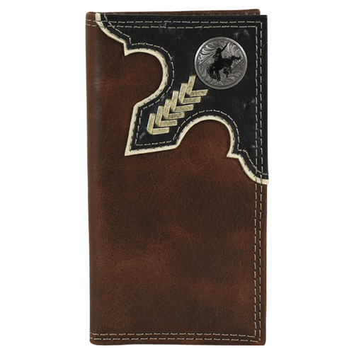 [2122481W8] JUSTIN JUNIOR RODEO WALLET YOKE W/CONCHO
