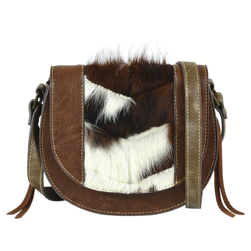 [22086731] TONY LAMA SADDLE BAG HAIR-ON ACCENTS