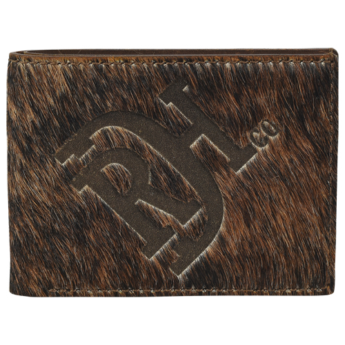 [22228881W5] RED DIRT HAT CO MENS BIFOLD WALLET NATURAL BRINDLE