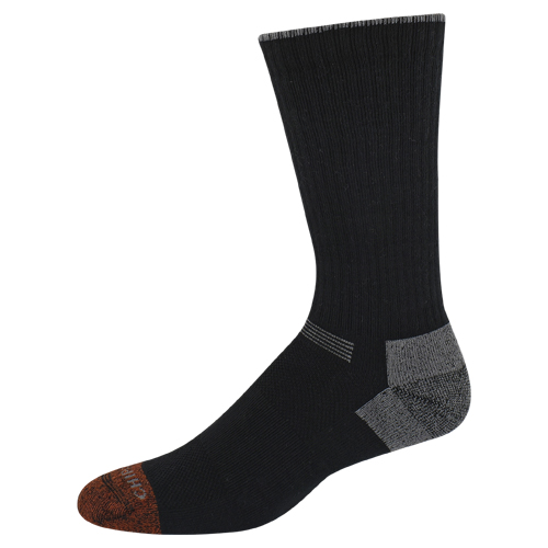 [222353BLK] CHIPPEWA MENS CREW SOCK BLACK 2/PACK