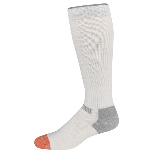 [222362WHT] CHIPPEWA MENS OTC BOOT SOCK WHITE 2/PACK
