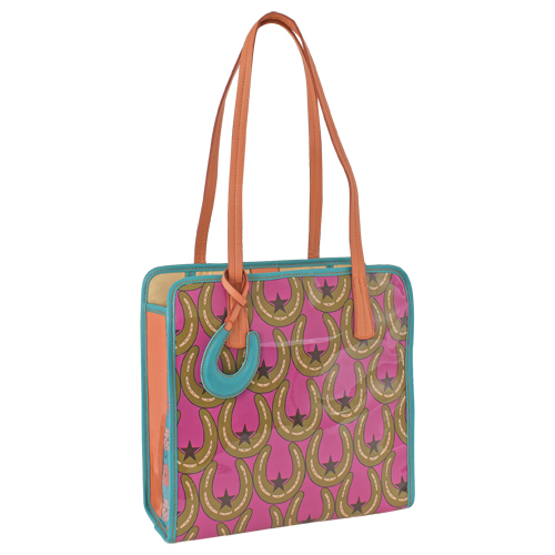[23071893PNK] CATCHFLY TOTE PINK HORSESHOE