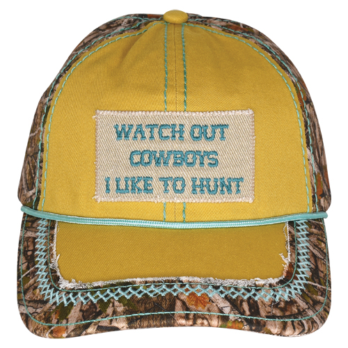[23204HB7] CATCHFLY BASEBALL CAP WATCH OUT COWBOYS