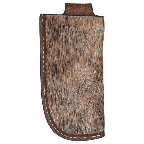 [23205537K1] JUSTIN MENS KNIFE SHEATH HAIR ON LEATHER